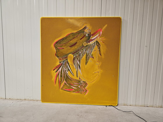 Image 1 of Gorillaz-Kunstwerk groß, beleuchtet