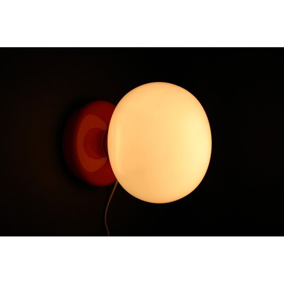 Image 1 of Tischlampe aus Opalglas von Stepan Tabery, Tschechoslowakei 1970