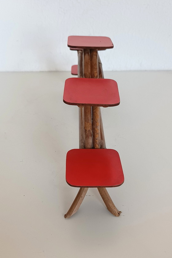 Image 1 of Fünfziger Jahre Pflanzentisch mit fünf Regalen