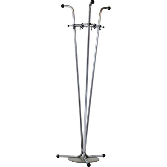 Image 1 of Vintage Garderobenständer Chromrohr 1940