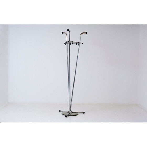 Image 1 of Vintage Garderobenständer Chromrohr 1940