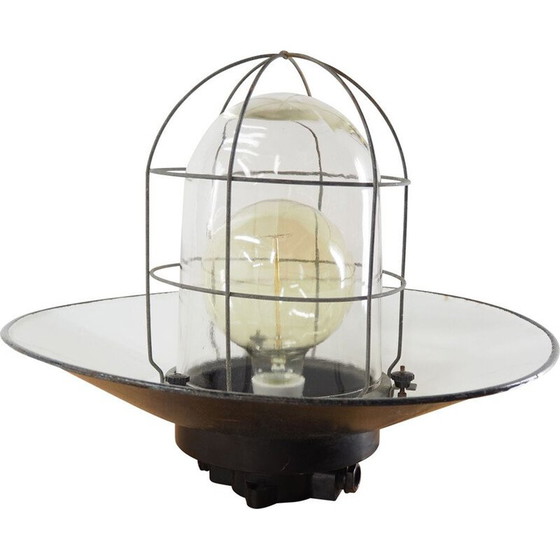 Image 1 of Vintage Industrial Tisch oder Wandlampe 1970er