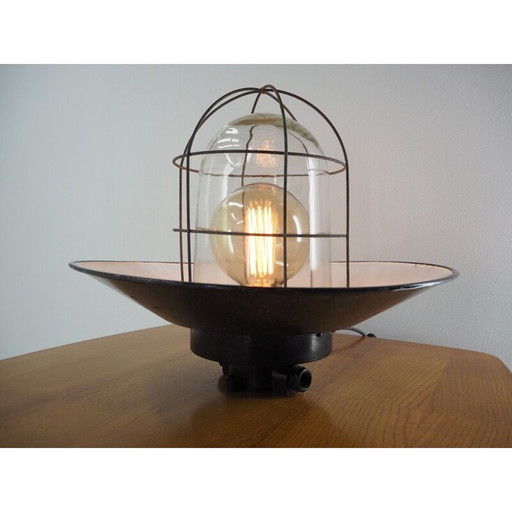 Vintage Industrial Tisch oder Wandlampe 1970er