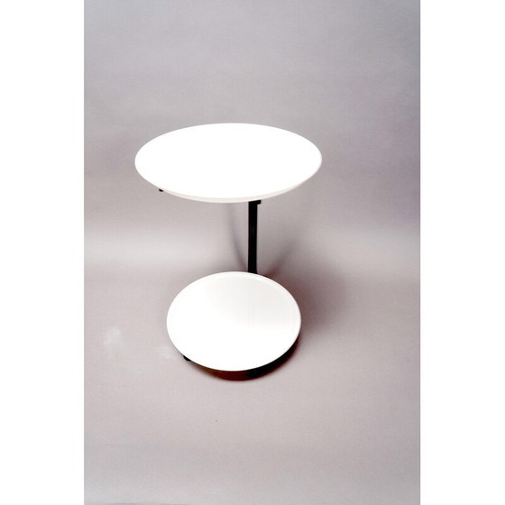 Image 1 of Vintage Beistelltisch aus Metall und Kunststoff von Cassina, Italien 1989
