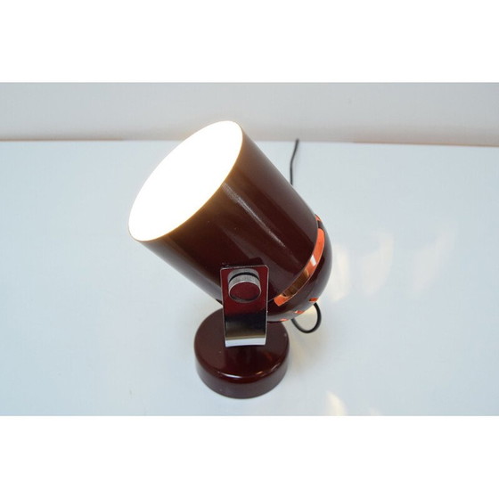 Image 1 of Klassische Wandleuchte aus Metall und Chrom von Stanislav Indra für Combi Lux, Tschechoslowakei 1970