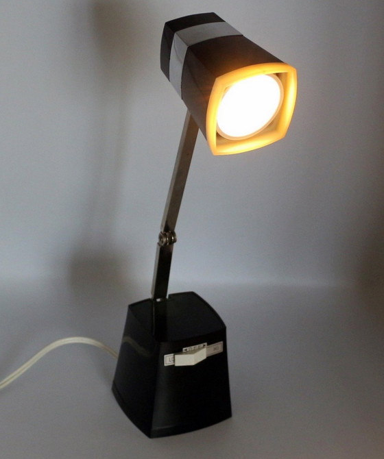 Image 1 of Vintage Teleskop-Lampe - Iris Tl-84 - Tada Kiko - Japan - Space Age - 1960
