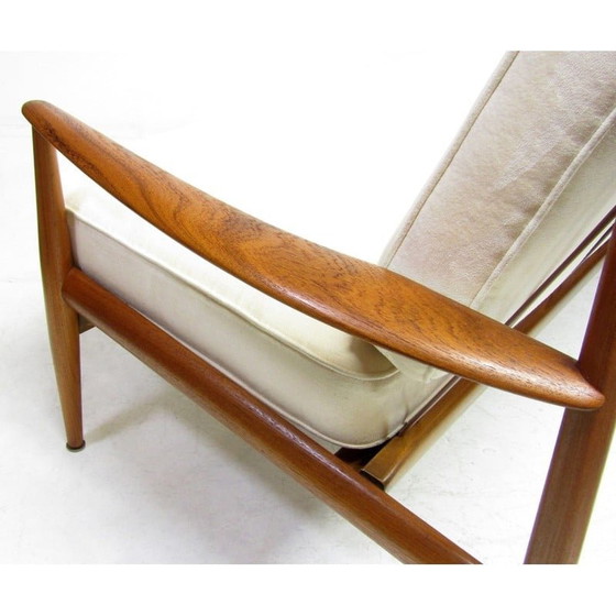 Image 1 of Vintage Teakholzsofa von Grete Jalk für France und Daverkosen, Dänemark 1950