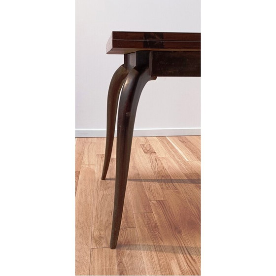 Image 1 of Portemonnaie-Tisch aus dunklem Holz