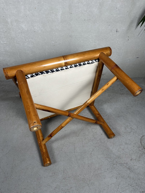 Image 1 of Bambus-Sessel 'Pied De Poule'