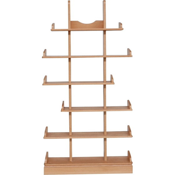 Image 1 of Brutalistisches holländisches Regal aus Eichenholz, 1970er Jahre