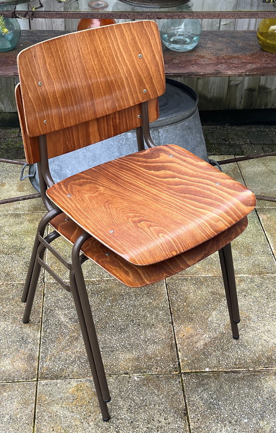 Image 1 of 2x Vintage Design Pagholz Stuhl Marko