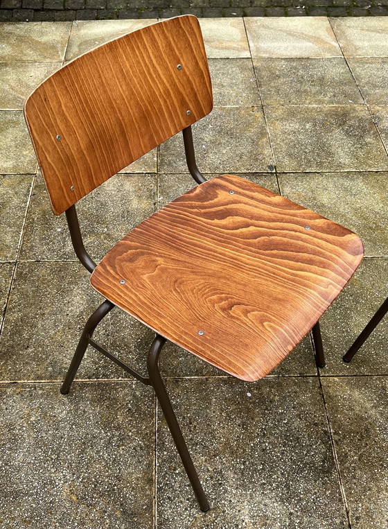 Image 1 of 2x Vintage Design Pagholz Stuhl Marko