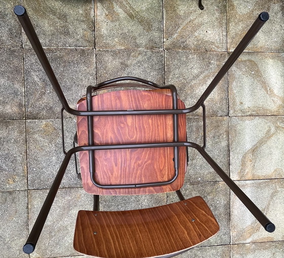 Image 1 of 2x Vintage Design Pagholz Stuhl Marko