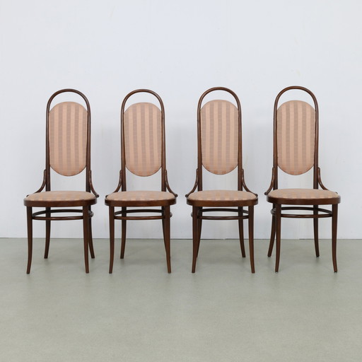 4X Klassischer Esszimmerstuhl von Thonet, 1980S