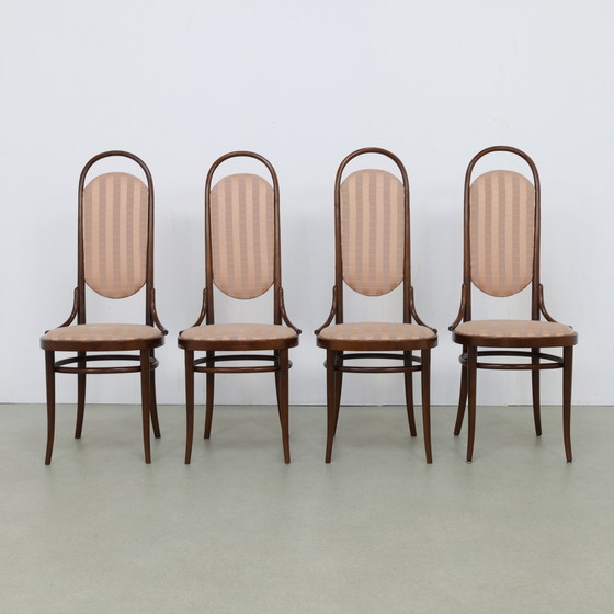 Image 1 of 4X Klassischer Esszimmerstuhl von Thonet, 1980S