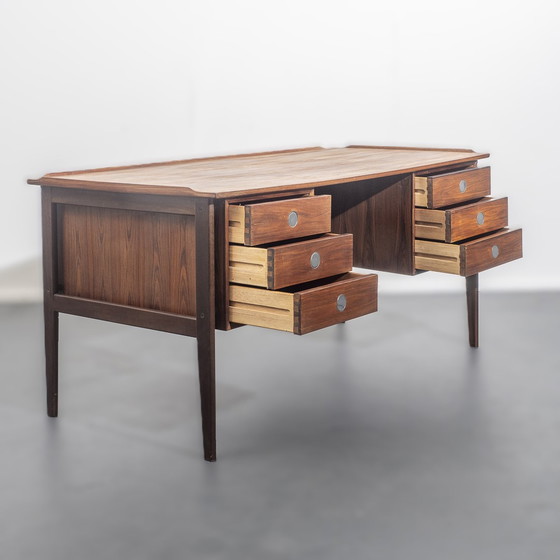 Image 1 of Teak Schreibtisch