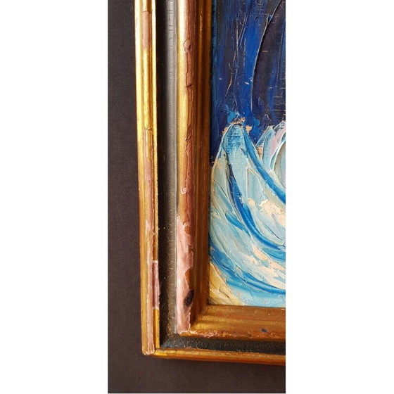 Image 1 of Öl auf Leinwand vintage "Die Bolivianer" von Trevoux, 1976