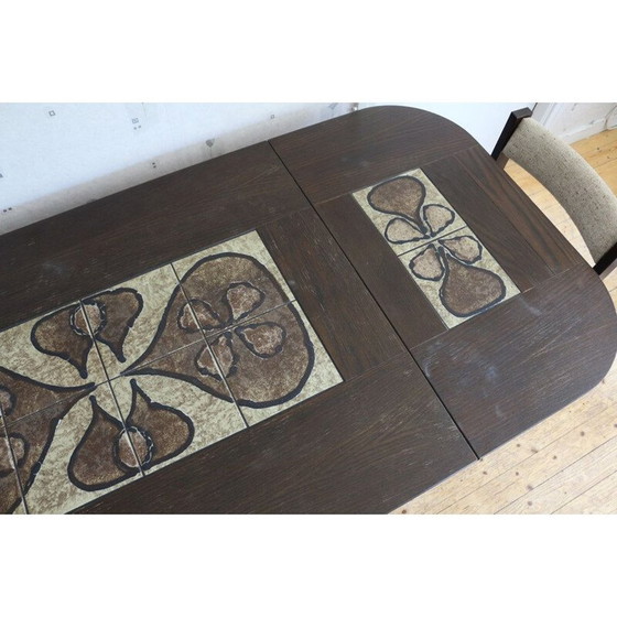 Image 1 of Vintage Esszimmergarnitur von Poul H Poulsen für Gangsö Möbler, Dänemark 1982