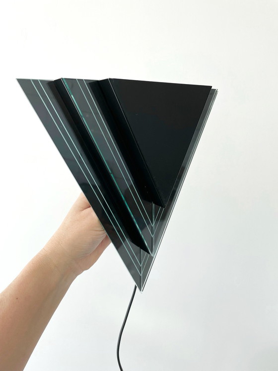 Image 1 of 2 Vintage Wandlampen im Memphis-Stil Design Herda aus den 80er Jahren