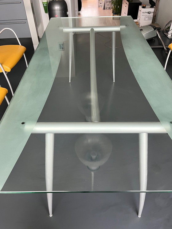 Image 1 of Bonaldo Esstisch + 4x Harvink Esszimmerstühle