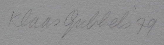 Image 1 of Klaas Gubbels: Siebdruck - Stillleben - 1979