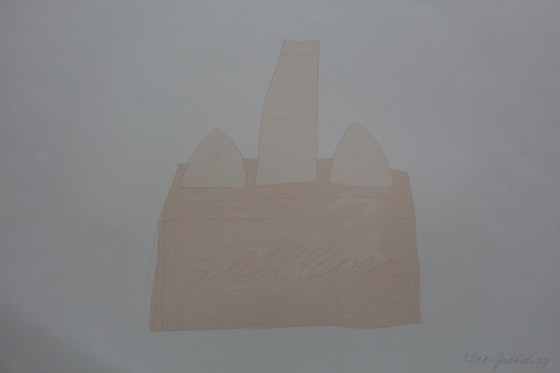 Image 1 of Klaas Gubbels: Siebdruck - Stillleben - 1979