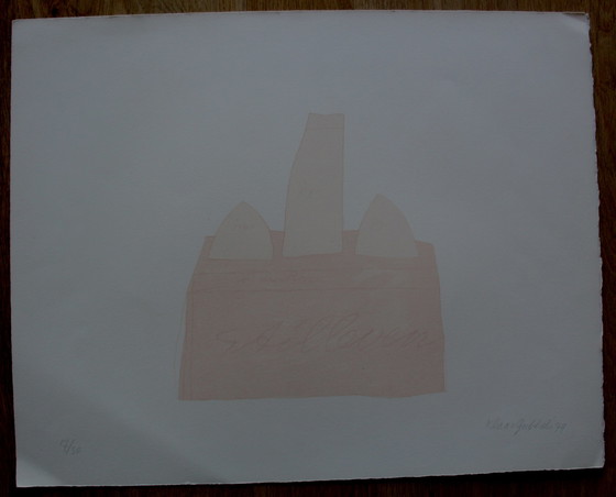 Image 1 of Klaas Gubbels: Siebdruck - Stillleben - 1979