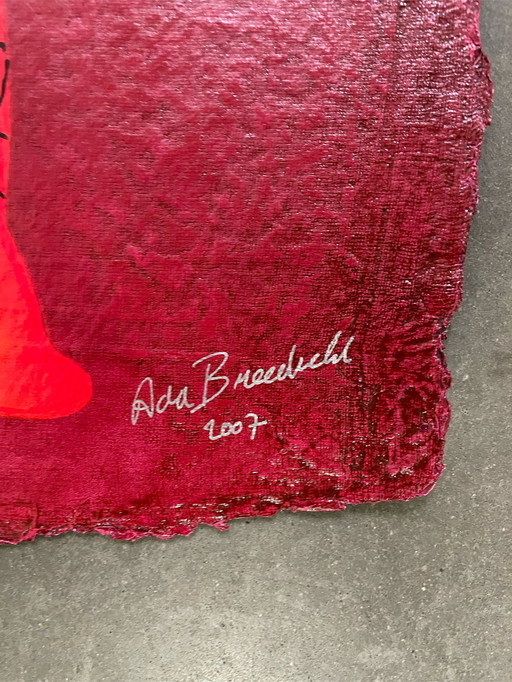 Ada Breedveld Gewichtheber Siebdruck