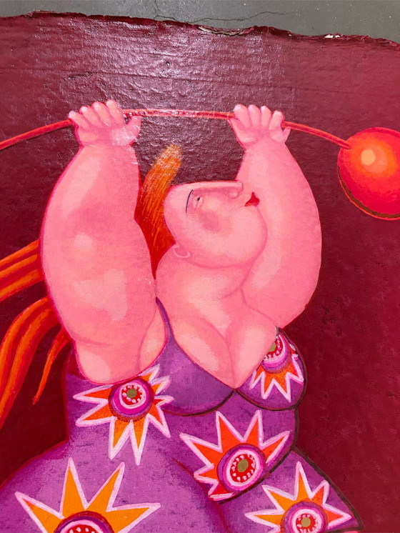 Image 1 of Ada Breedveld Gewichtheber Siebdruck