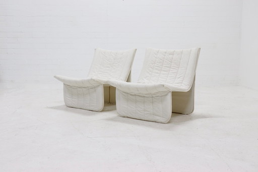 2 x Kebe von Niels Sylvester Bendtsen Ribbon Lounge Chair