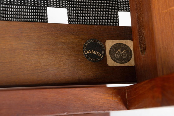 Image 1 of 2 x Capella-Sessel mit Ottomane von Illum Wikkelsø für Niels Eilersen, Dänemark, 1950er Jahre