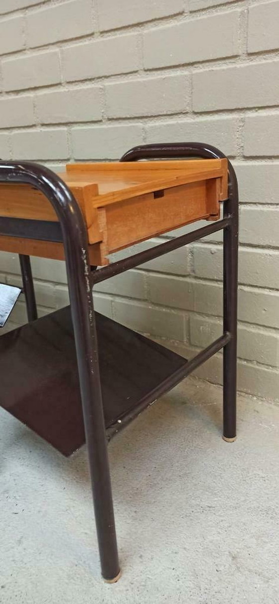 Image 1 of Nachttische von Jacques Hitier aus der Mitte des Jahrhunderts