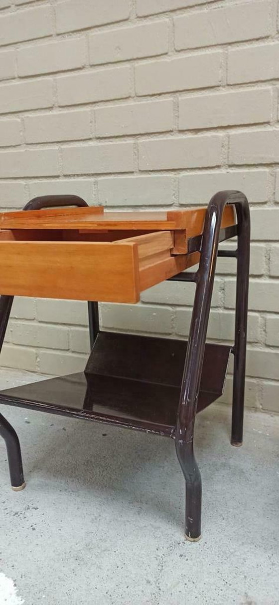 Image 1 of Nachttische von Jacques Hitier aus der Mitte des Jahrhunderts