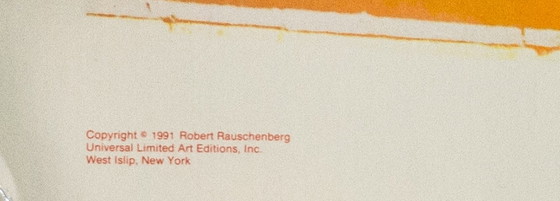 Image 1 of Robert Rauschenberg - Siebdruck-Lithographie „Fahrrad“.