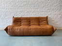 Ligne Roset Togo 3-Sitzer und Hocker