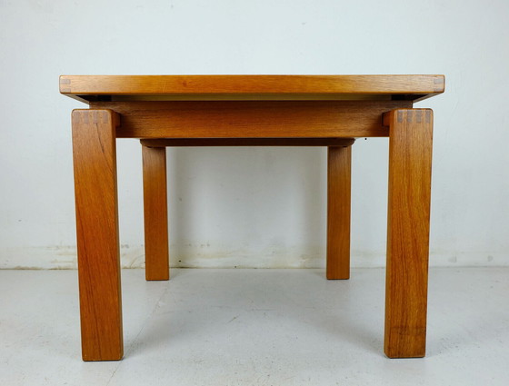 Image 1 of Dänischer moderner Couchtisch, Beistelltisch aus Teakholz, Trioh, hergestellt in Dänemark in den 1970er Jahren