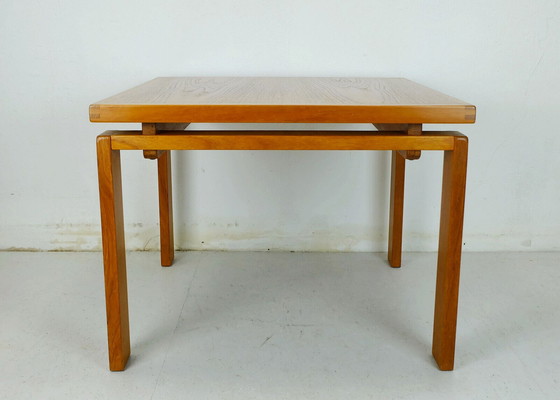 Image 1 of Dänischer moderner Couchtisch, Beistelltisch aus Teakholz, Trioh, hergestellt in Dänemark in den 1970er Jahren