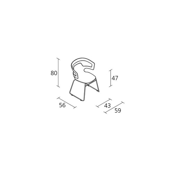 Image 1 of Segesta Schlitten 501 Alias ​​​​Stuhl