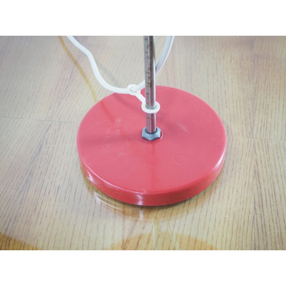 Image 1 of Rote Tischlampe aus Kunststoff, 1970