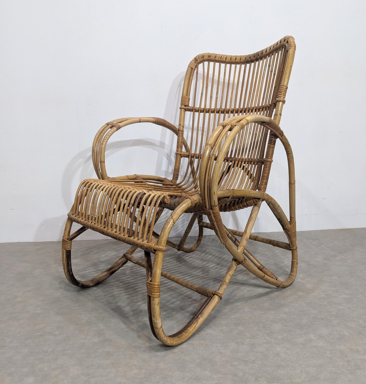 Sessel aus Rattan und Bambus