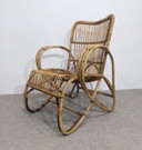Sessel aus Rattan und Bambus