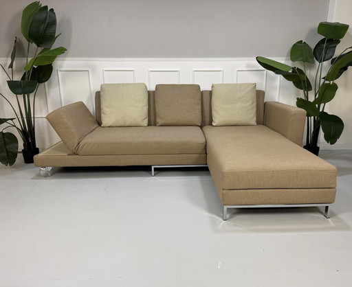 Brühl Fourtwo Designer Sofa Stoff Couch Schlafsofa Four Two Braun