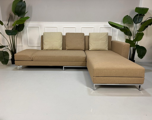 Brühl Fourtwo Designer Sofa Stoff Couch Schlafsofa Four Two Braun