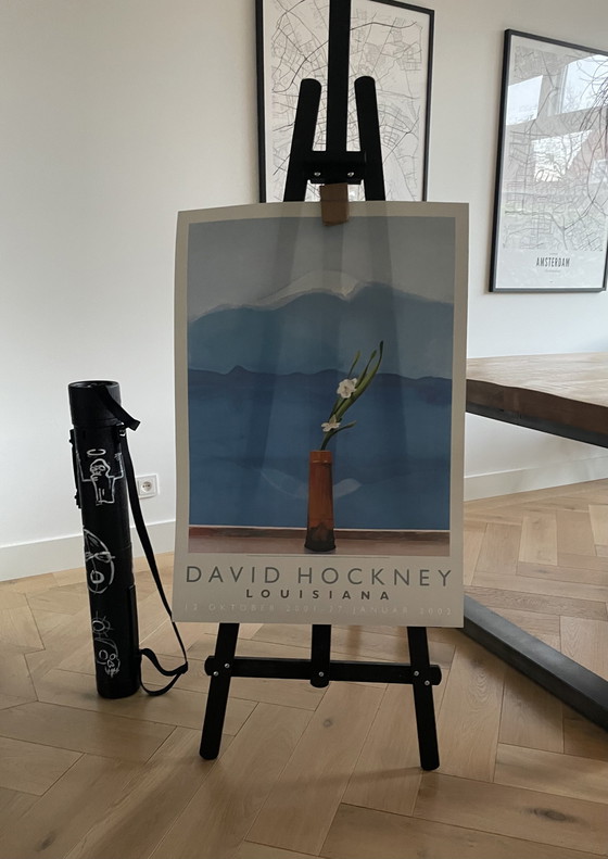 Image 1 of David Hockney, Mt. Fuji und Blumen (1972), The Metropolitan Museum Of Art, New York, Copyright David Hockney