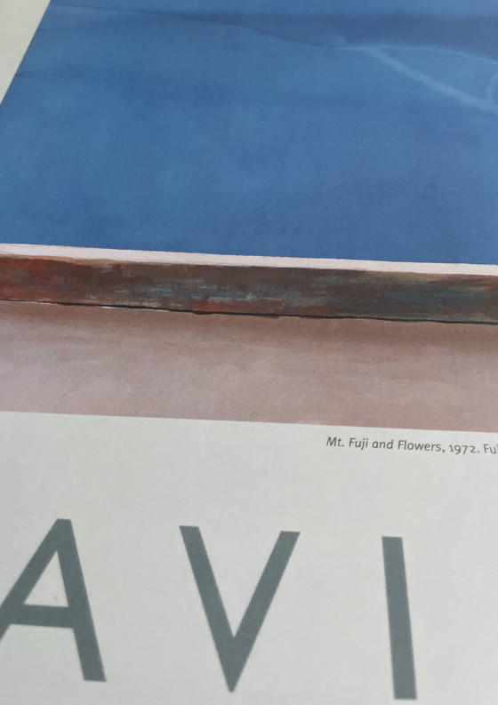 Image 1 of David Hockney, Mt. Fuji und Blumen (1972), The Metropolitan Museum Of Art, New York, Copyright David Hockney