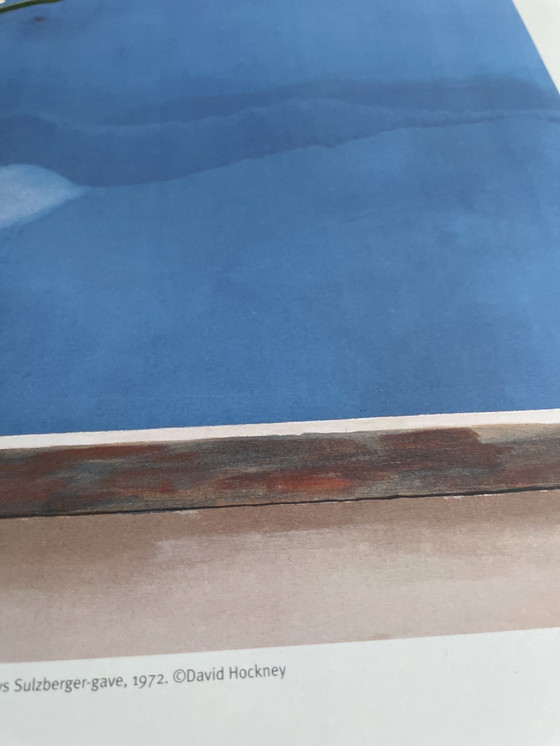 Image 1 of David Hockney, Mt. Fuji und Blumen (1972), The Metropolitan Museum Of Art, New York, Copyright David Hockney