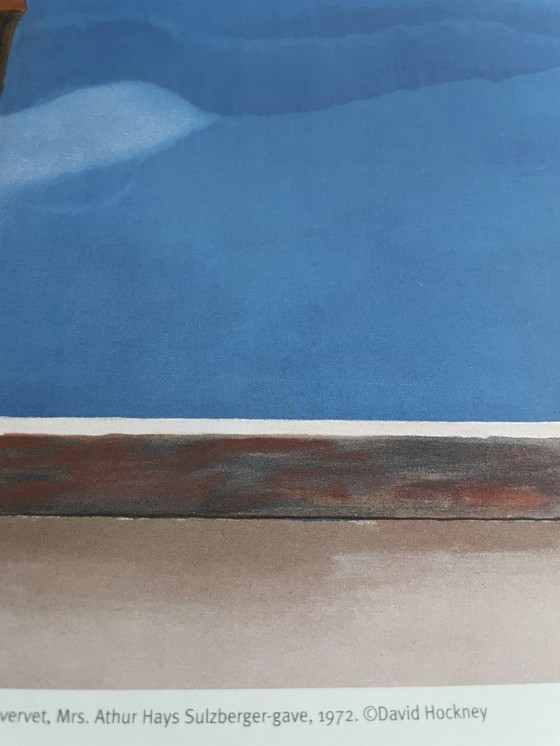 Image 1 of David Hockney, Mt. Fuji und Blumen (1972), The Metropolitan Museum Of Art, New York, Copyright David Hockney