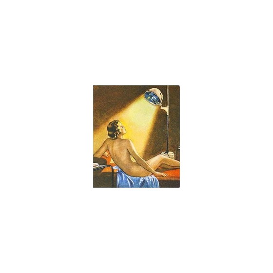 Image 1 of Deutsche SR 300 Steh-Sonnenlampe von Original Hanau - 1930er Jahre