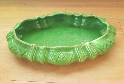 4X Ostern Blume Ei-förmigen Pin Vasen mit dekorativen Schale