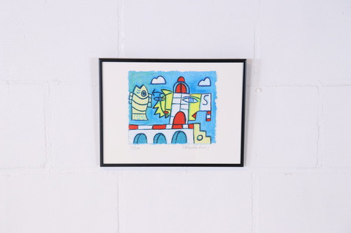 Siebdruck von Hannes Kuiper W21